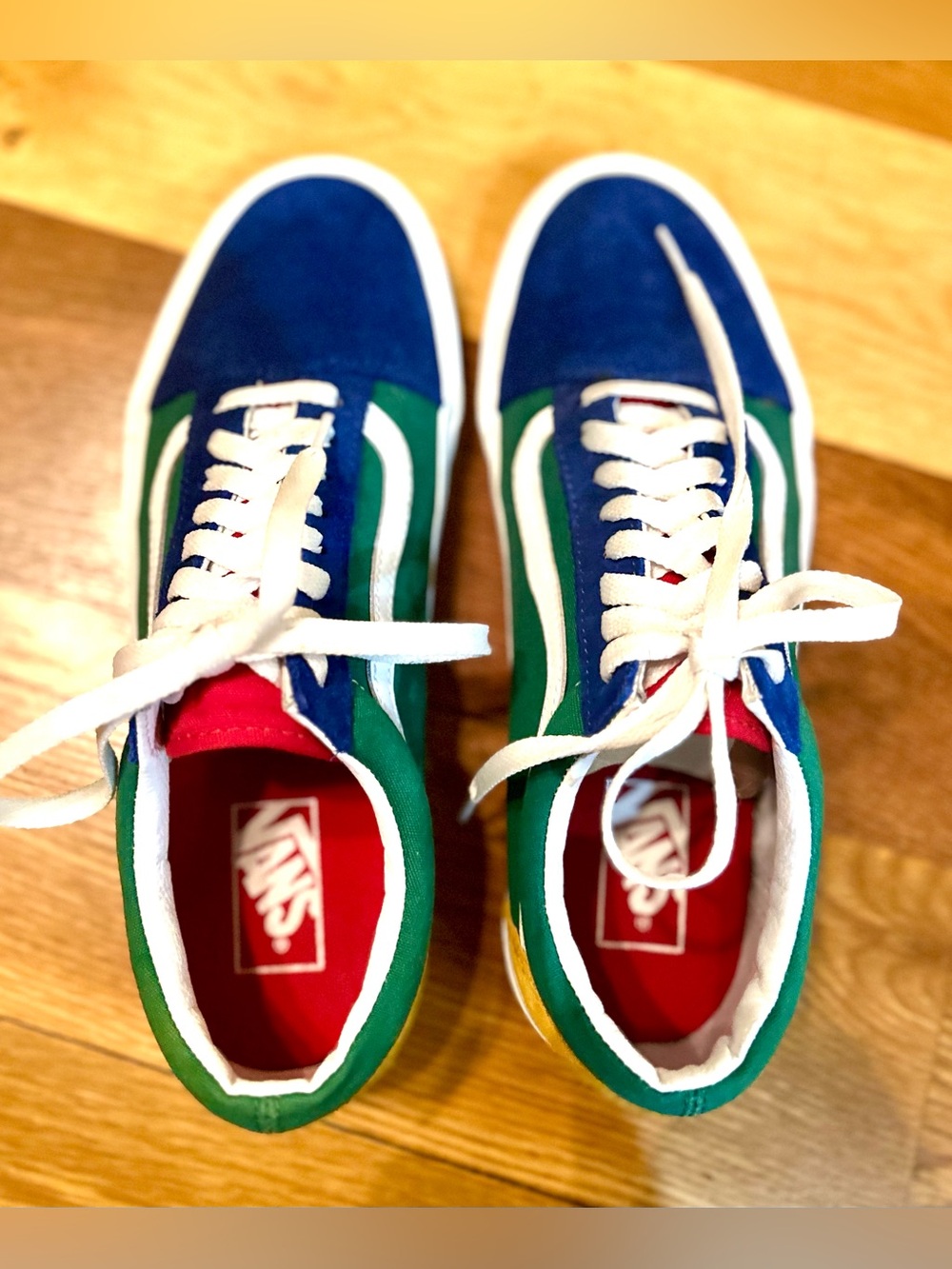 Vans Old Skool Colorblock 'Yacht Club' Suede Sneakers Unisex 9.5M/11W